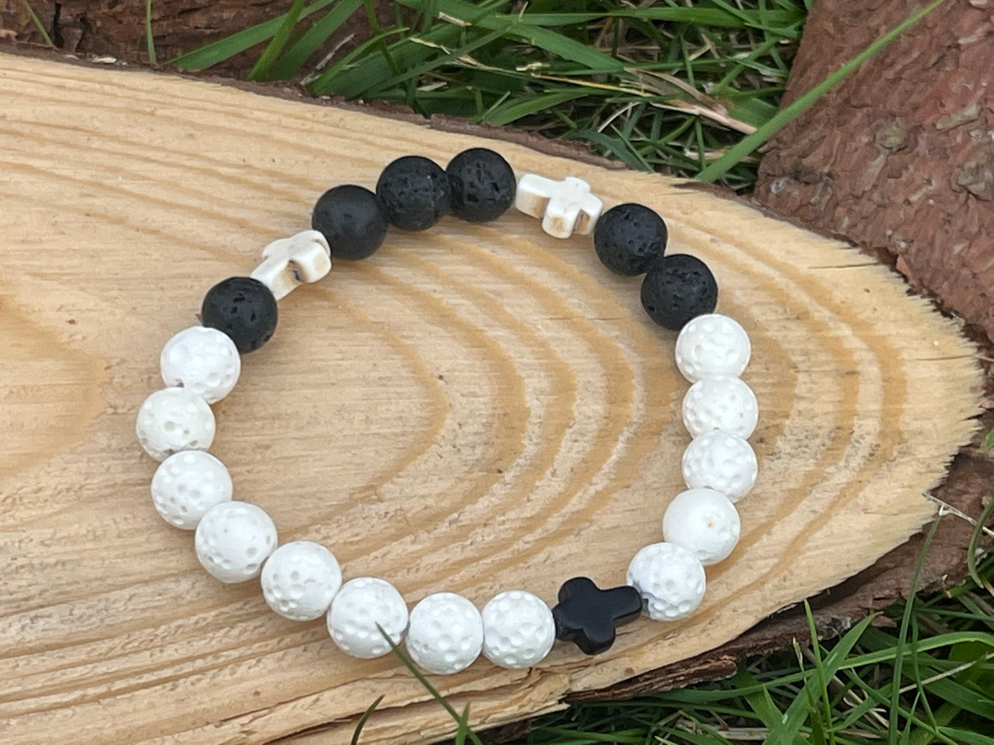 Energetický náramek - Párový náramek „Oheň a Světlo“